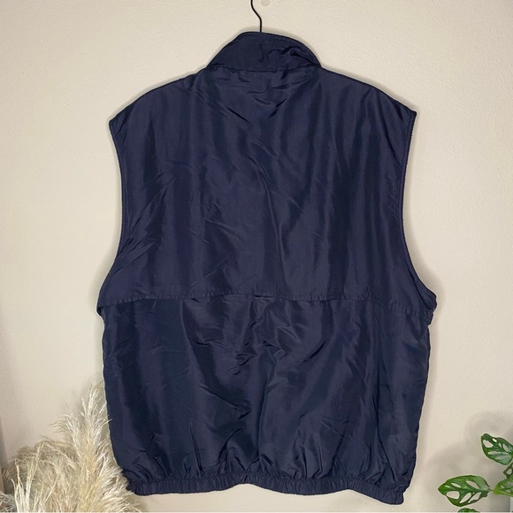 Port Authority Outdoors John Deere Reservable Fleece Zipup Vest Black Green - Picture 3 of 9